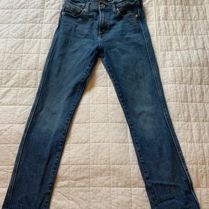 high waisted jeans - gap vintage